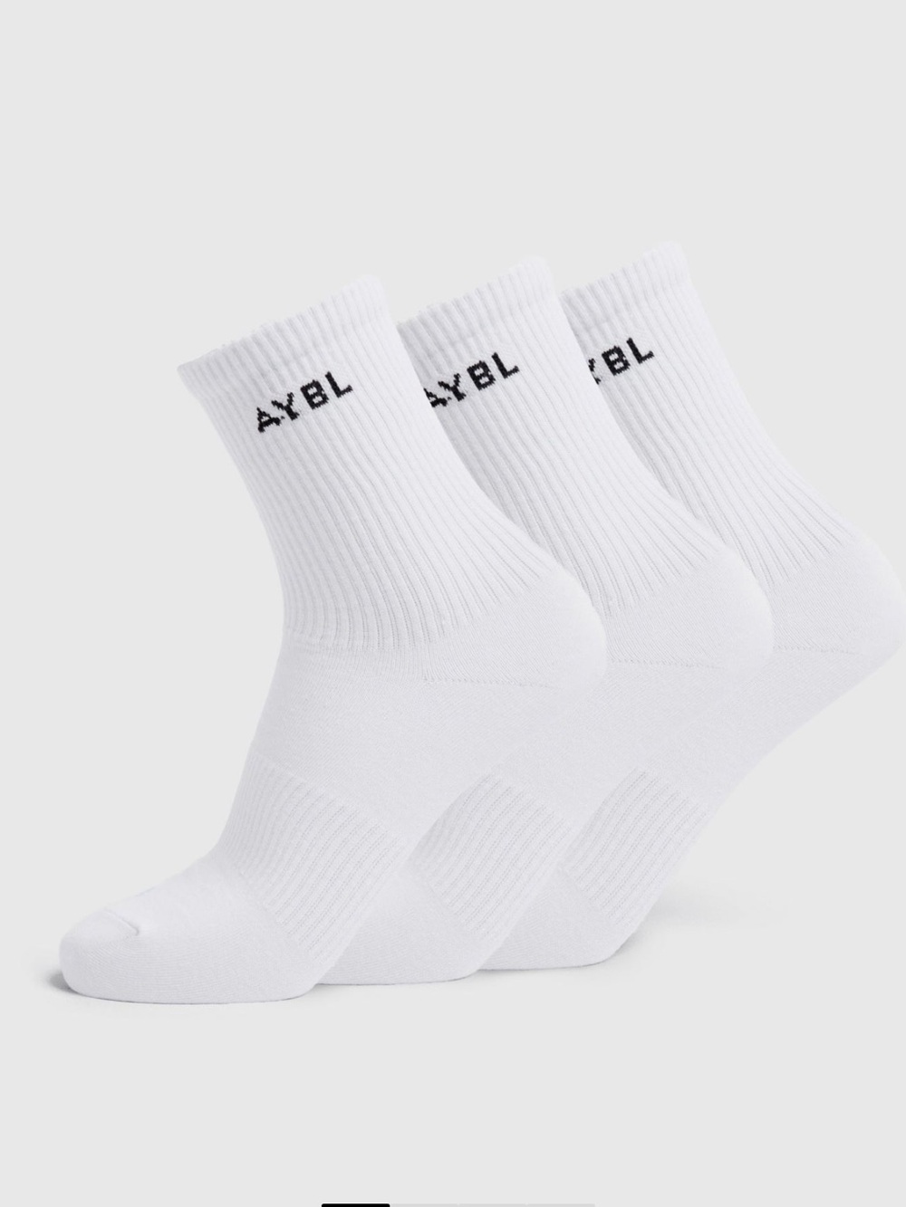 AYBL X3 EVERYDAY CREW SOCKS (3PACK)